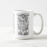 CADUCEUS Tall White Tasse