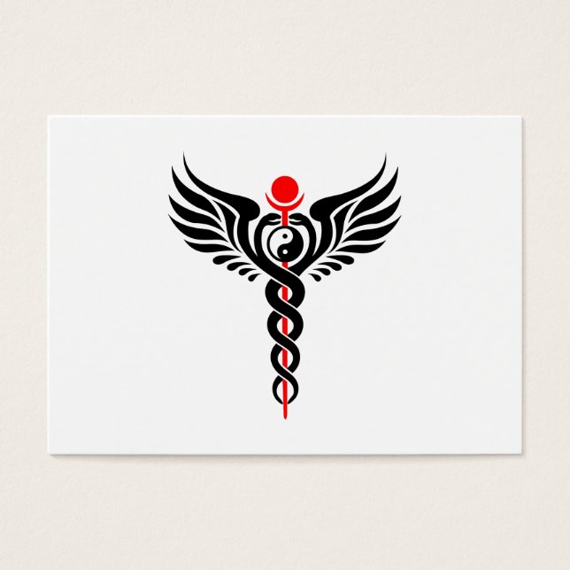 Caduceus - Yin Yang - Winged Serpent - Hermetic (Vorderseite)