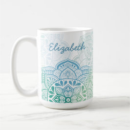 Caelum Mandala 15 oz. Personalized Mug Kaffeetasse
