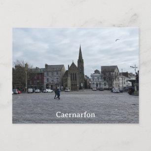 Caernarfon-Ansichtskarte Postkarte