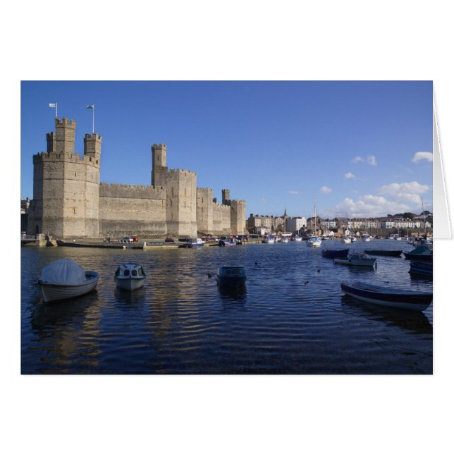 Caernarfon Castle, Gwynedd, Wales 2 (Vorderseite (Horizontal))