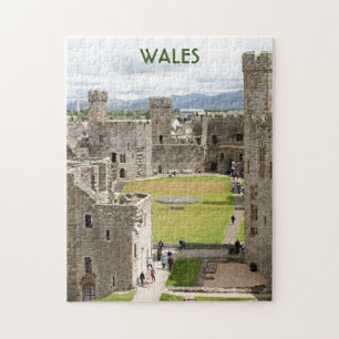 Caernarfon Castle, Wales, Vereinigtes Königreich 