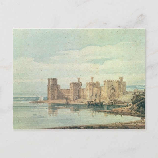 Caernarvon Castle Postkarte (Vorderseite)