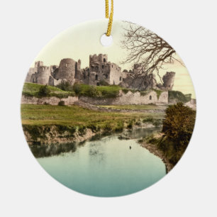 Caerphilly Castle, Wales Keramikornament