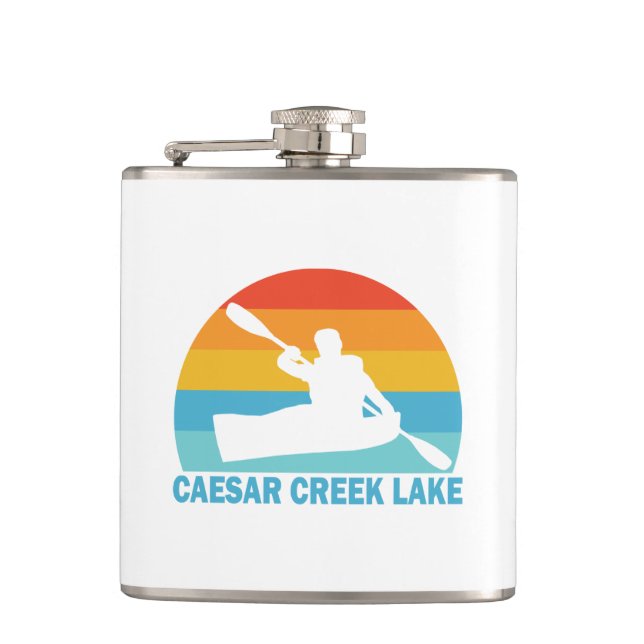Caesar Creek Lake Ohio Kayak Flachmann (Vorderseite)
