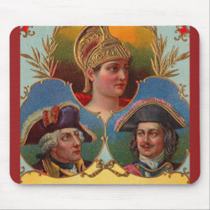 Caesar - Kaiser - Zigarren-Box-Etikett Mousepad