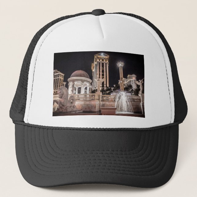 Caesar Palace Las Vegas Nevada Hotel City Truckerkappe (Vorderseite)