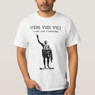 Caesar Veni Vidi Vici Motivierend Quote Mens T-Shirt