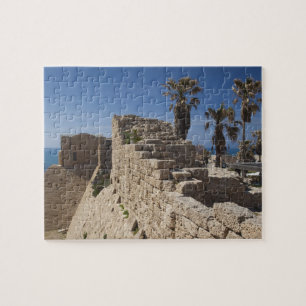 Caesarea Ruinen des Hafens, erbaut von Herodes dem