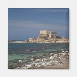Caesarea Ruinen des Hafens, erbaut von Herodes dem Magnet