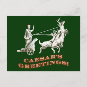 Caesars Grußkarte Postkarte