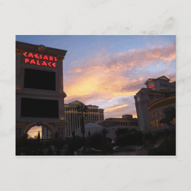 Caesars Sunset Postkarten (Vorderseite)