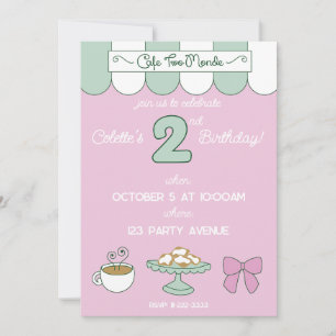 Café 2 Monde Invitation Anniversaire