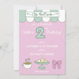 Café 2 Monde Invitation Anniversaire