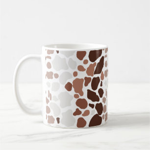 Café à la crème Mug de café en mosaïque Abstraite