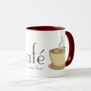 Café a personnalisé la tasse de café