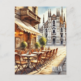 Café Al Porto Pinacoteca Casa Serodine Tasse Postkarte