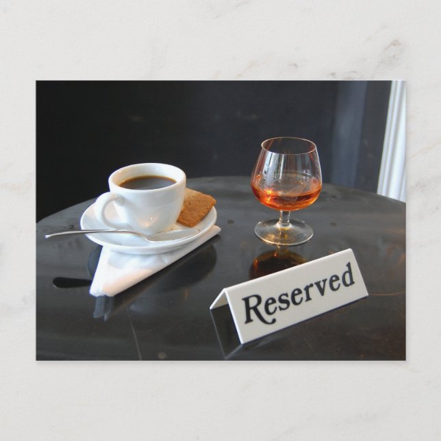 Café Al Porto Postkarte (Vorderseite)