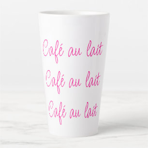 Café au lait Einfach stilvoll Milchtasse