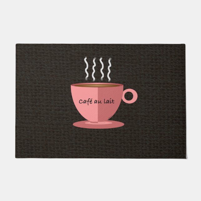 Café au Lait Large Doormat Fußmatte (Vorderseite)