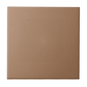 Café au lait Latte Kaffee Brown Solid Color Tile Fliese