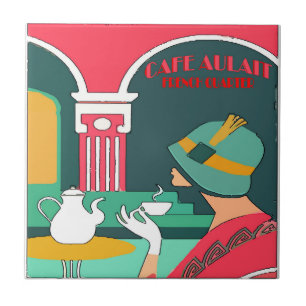Cafe Aulait, französisches Viertel Fliese