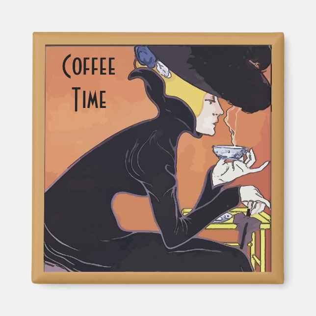 Cafe Aulait, französisches Viertel Magnet (Vorne)
