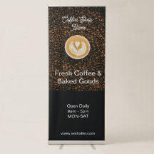 Café-Banner | Banner zur Eröffnung eines Cafés
