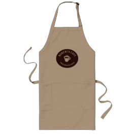 Cafe Barista Cafe Custom Khaki Lange Schürze