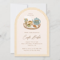 Café Bébé Baby Shower Kaffee Thema