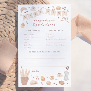 Cafe Bebe Baby Vorhersagen & Rat Spiel