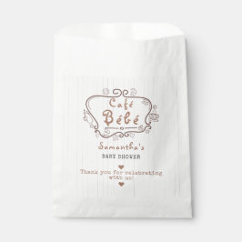 Café Bébé Französisch Modern Gender Neutral Baby D Geschenktütchen