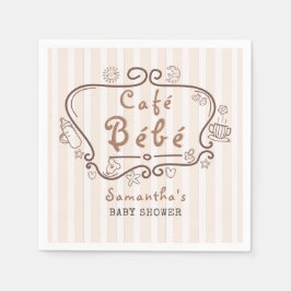 Café Bébé Französisch Modern Gender Neutral Baby D Serviette