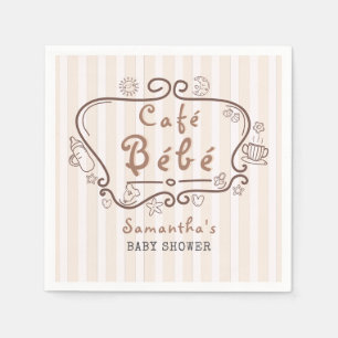 Café Bébé Französisch Modern Gender Neutral Baby D Serviette