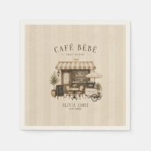 Cafe bebe geschlechtsneutrale braune Babyparty