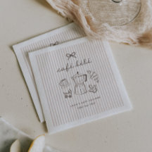 Cafe Bebe Home Coffee Baby Shower Gestreift