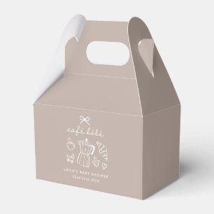 Cafe Bebe Home Coffee Baby Shower Latte Geschenkschachtel