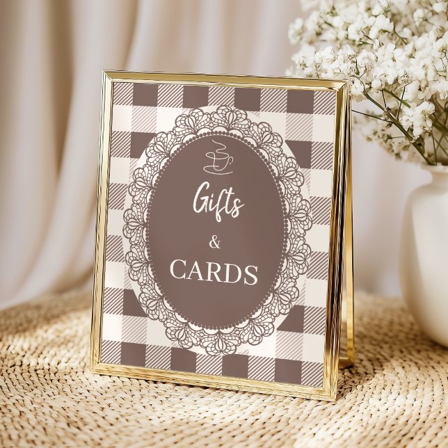 Cafe Bebe Rustikale Geschenke und Karten Baby-Part Poster (Von Creator hochgeladen)