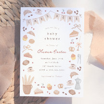 Cafe Bebe Watercolor Babyparty