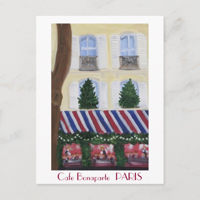 Café Bonaparte PARIS Postkarte (Vorderseite)
