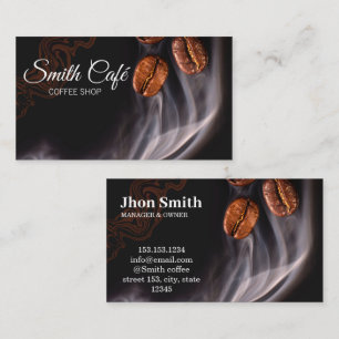 Café Café Business Card Visitenkarte