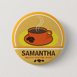 Café Café Café Café Personal ID-Tags Button