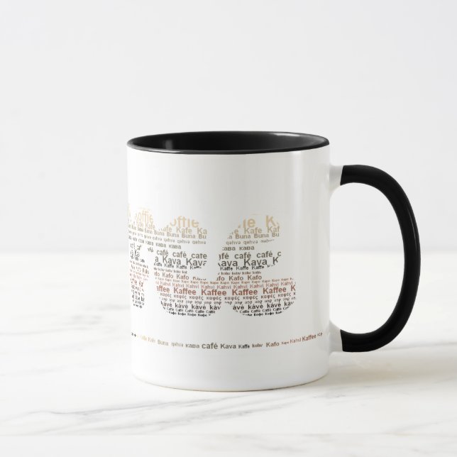 café Café-formé dans la tasse différente de (Droite)