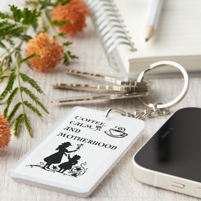 Café Calme Motherhood Silhouette Art (Devant droit)