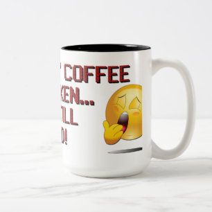 Café cassé Humour café Mug