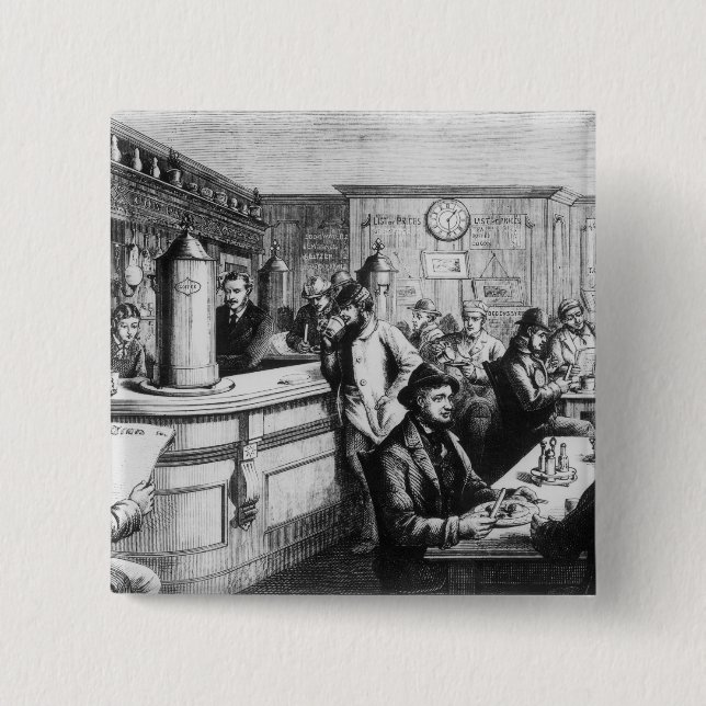 Café, Clerkenwell Button (Vorderseite)