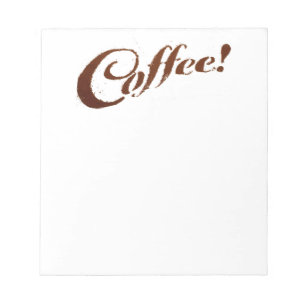 Café Coffee Grounds - Bloc-notes