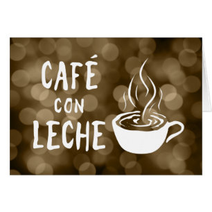 café con leche bokeh