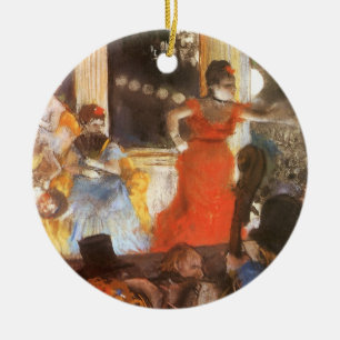 Cafe Concert in Les Ambassadeurs von Edgar Degas Keramikornament