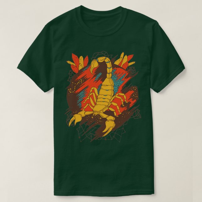 Café Cosmic Scorpion T-Shirt (Design vorne)